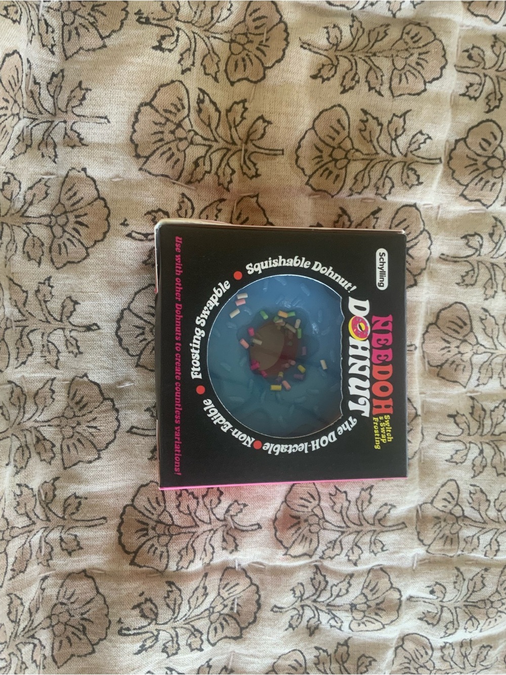 Needoh Donut Squishy Toy - Blue Frosting